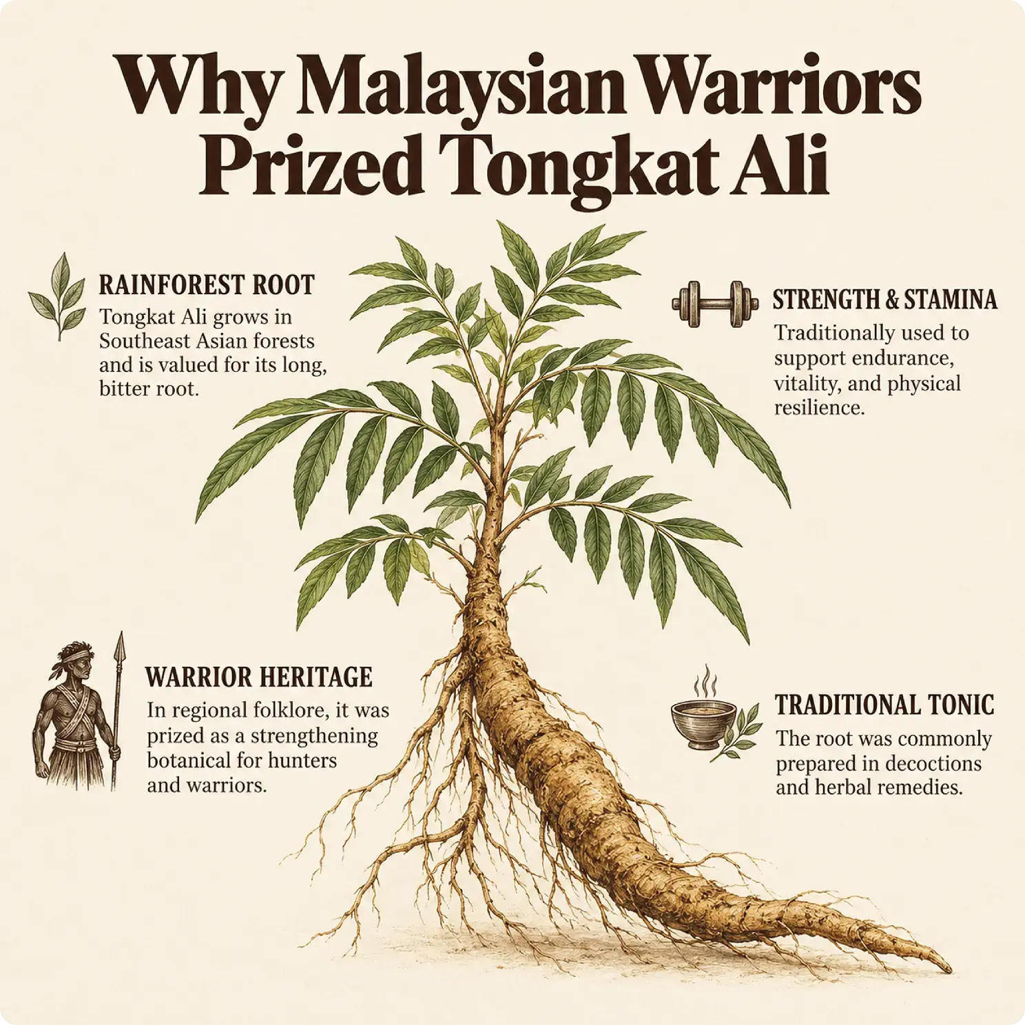 Warrior formula with Tongkat Ali and Saw Palmetto